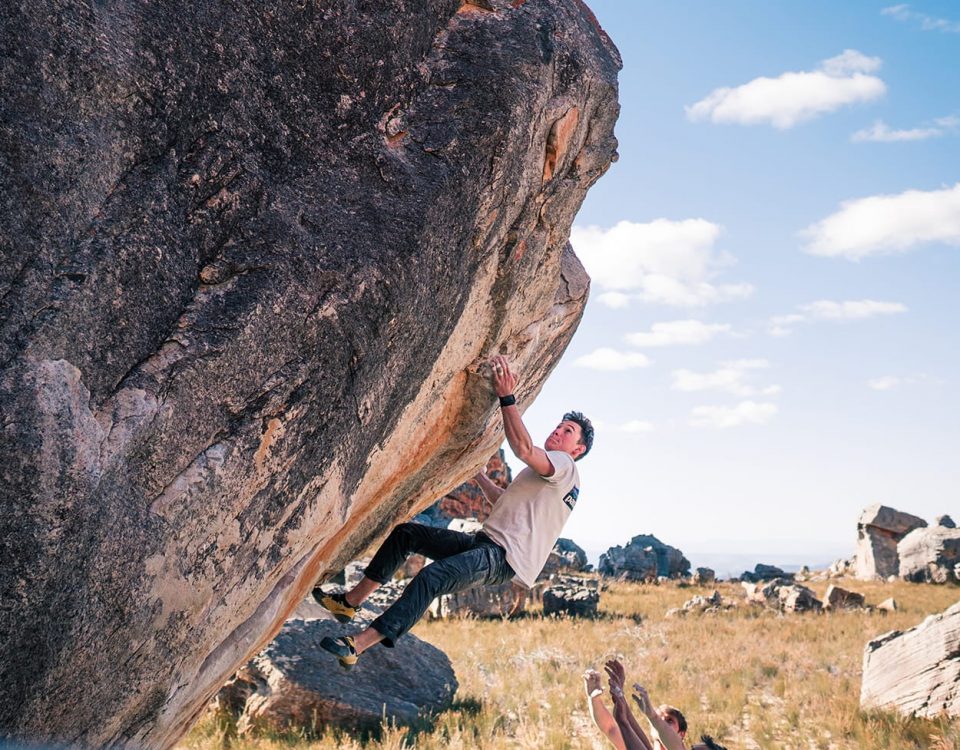 Olympic climber David Naude