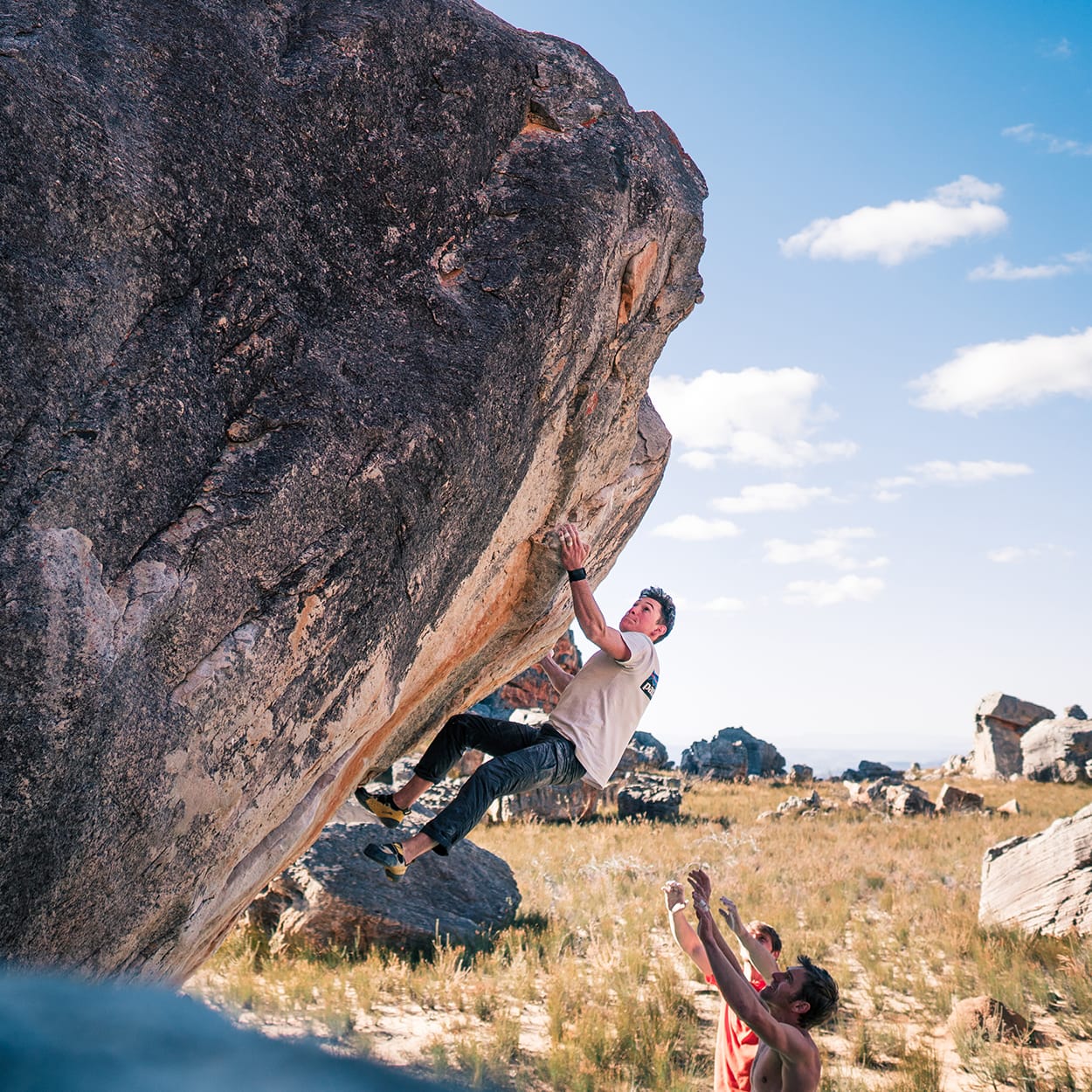 Olympic climber David Naude