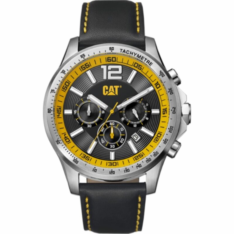 The Boston Chronograph (Black-Yellow)